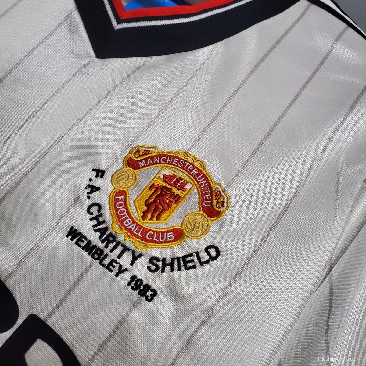 Retro Manchester United 1983 away Soccer Jersey