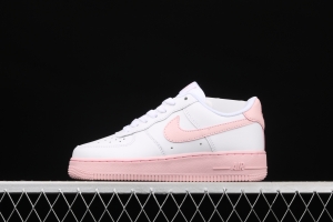 NIKE Air Force 1 Low GS girl powder accessories low upper board shoes CV7663-100