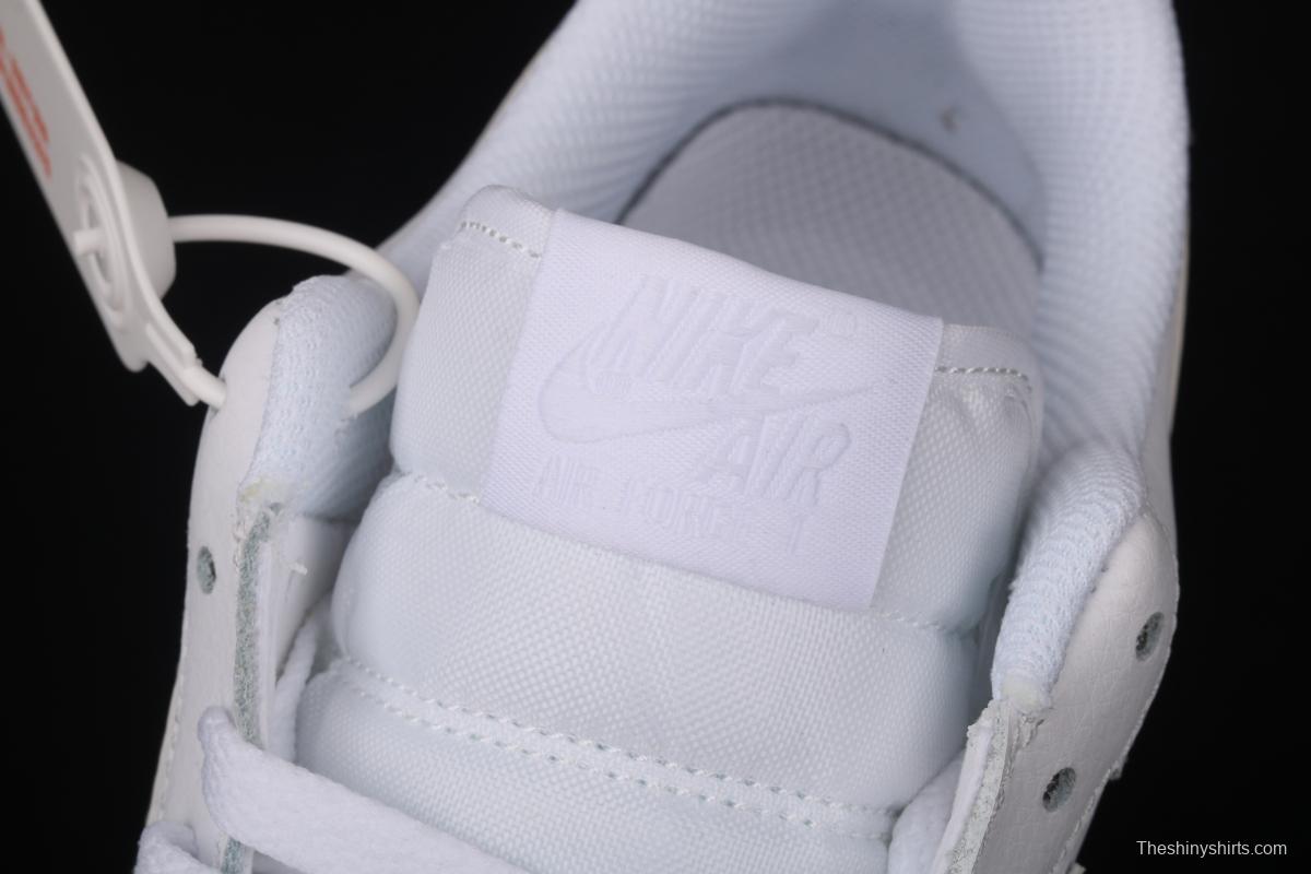 NIKE Air Force 1 Low GS white and blue dazzling haze laser low-top casual board shoes 314219-131