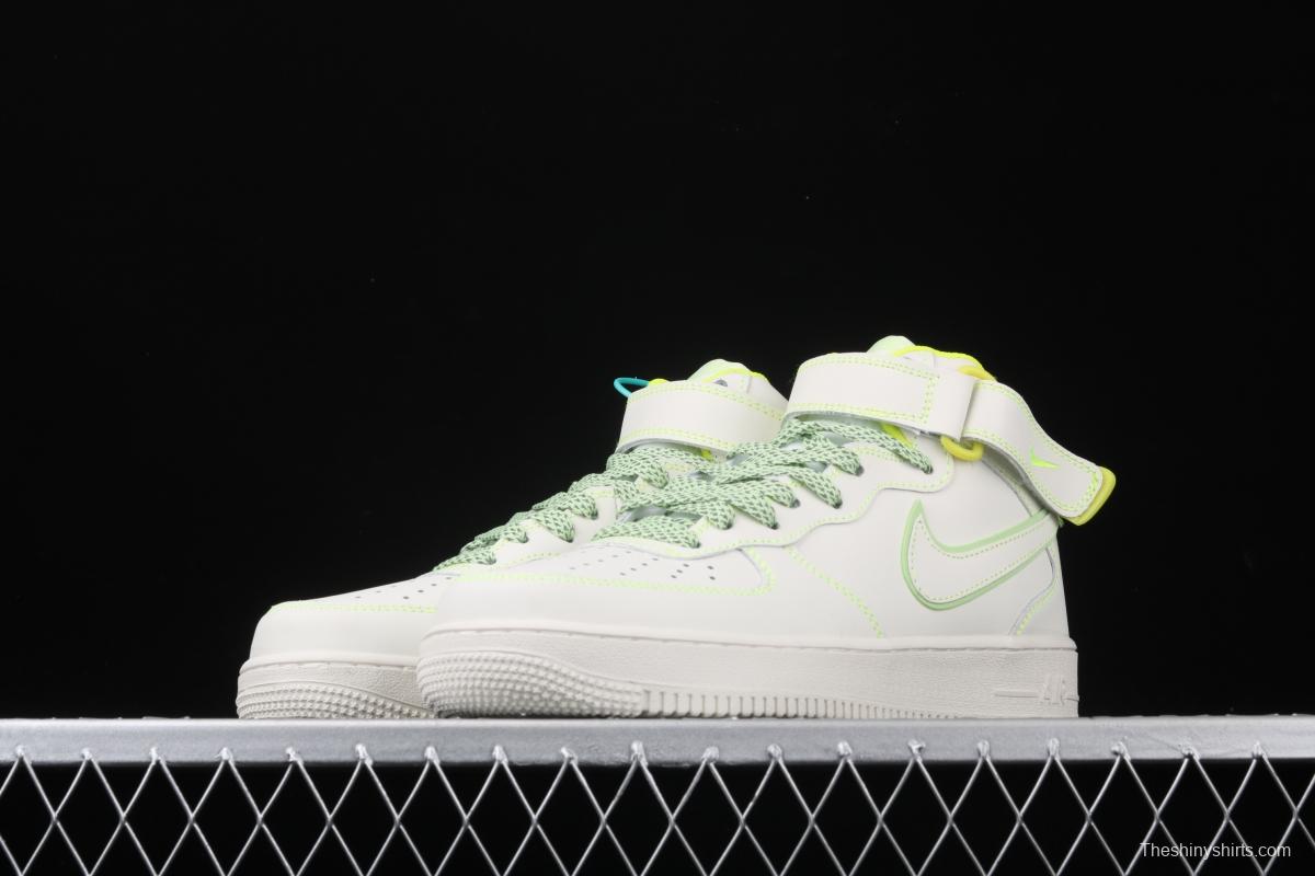 NIKE Air Force 1x 07 Mid 3M reflective Air Force casual board shoes AA1118-012