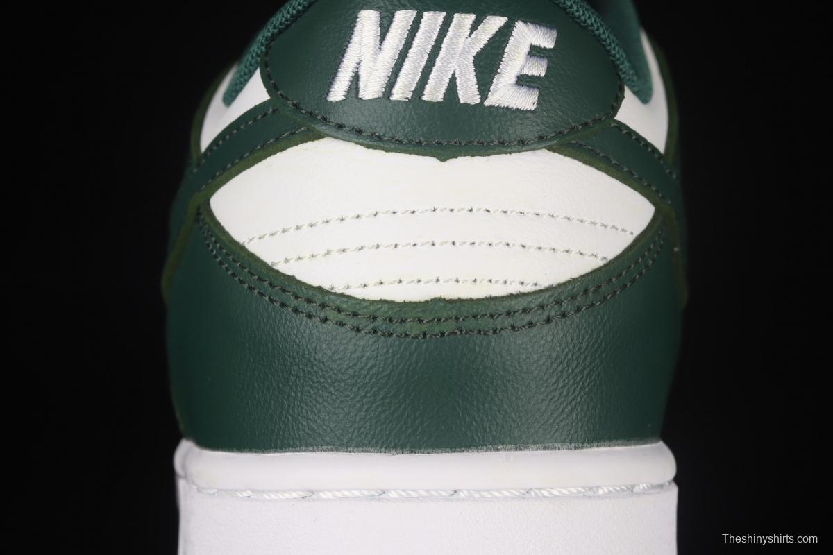 NIKE SB DUNK Low Team Green Michigan White and Green Slam Dunk Series low side Leisure Sports Skateboard shoes DD1391-101