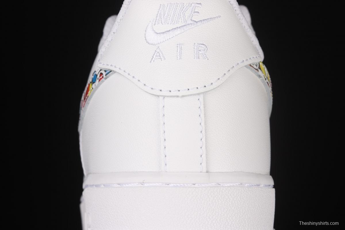 Takashi Murakami x NIKE Air Forece 11607 Low Takashi Murakami's low-top casual board shoes CW2288-111,