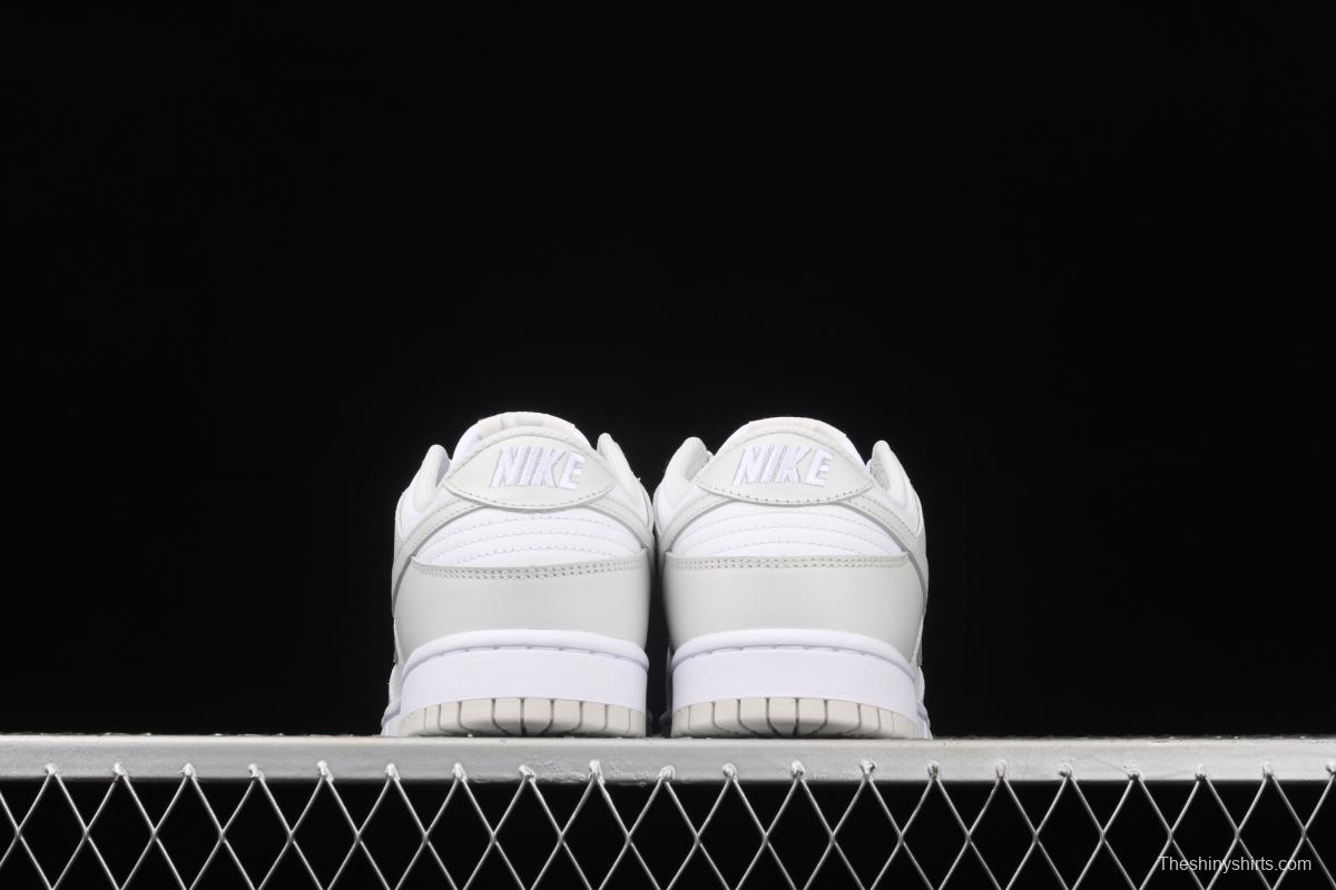 NIKE SB DUNK Low dunk series white light gray color matching low-side leisure sports skateboard shoes DD1503-103