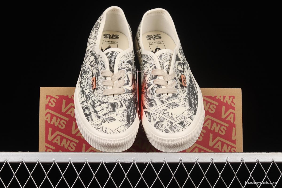 SNS x Vans Authentic joint low-top casual shoes VN0A4BV9676