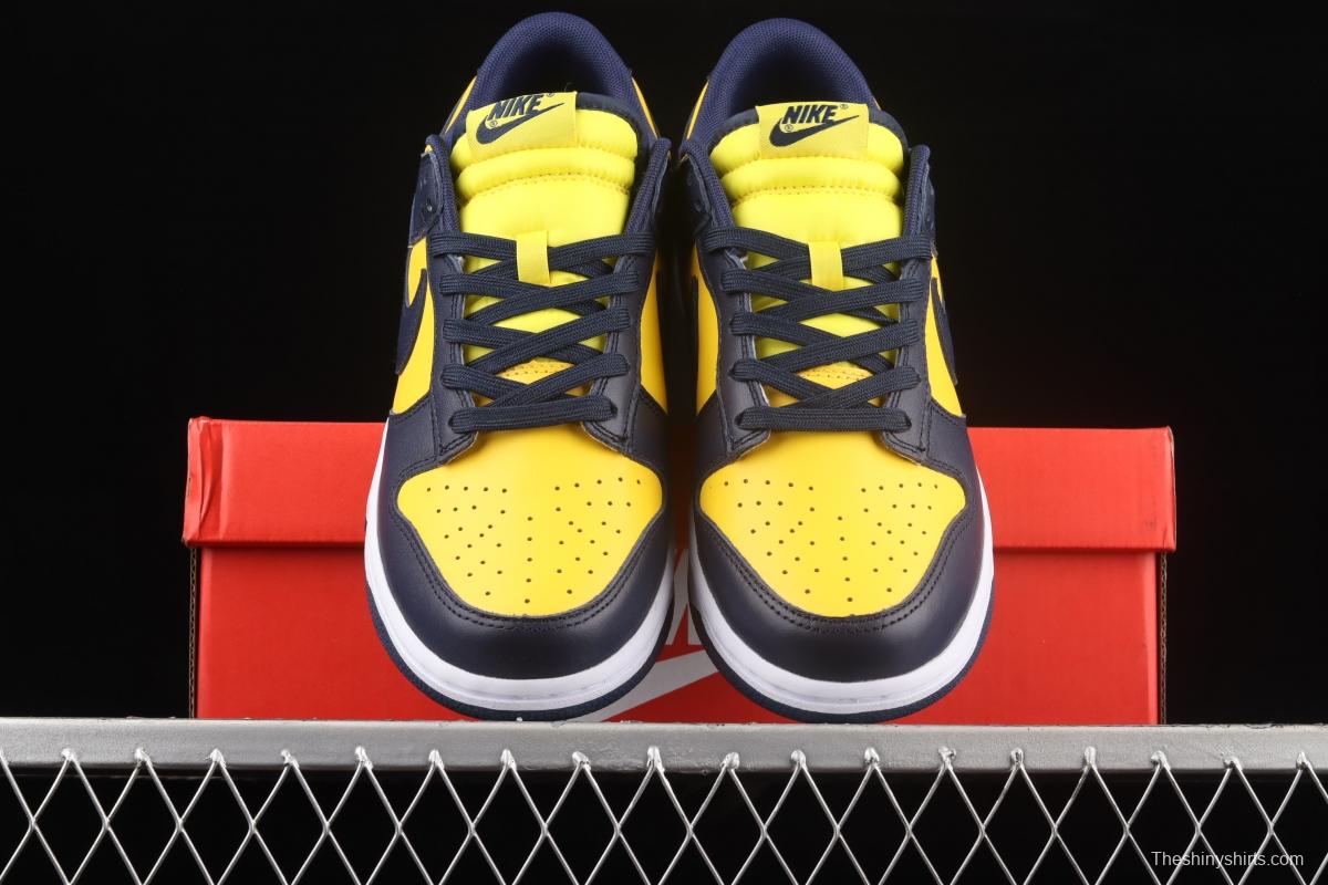 NIKE SB DUNK Low Michigan Michigan color buckle broken backboard fashion casual board shoes DD1391-700