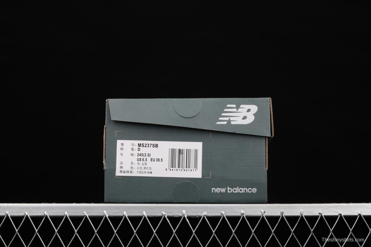 New Balance MS237 series retro leisure sports jogging shoes MS237SB