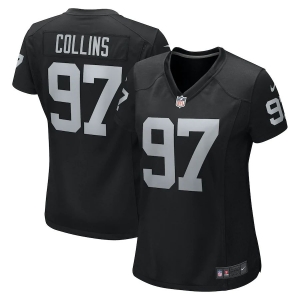 Women's Maliek Collins Black Player Limited Team Jersey