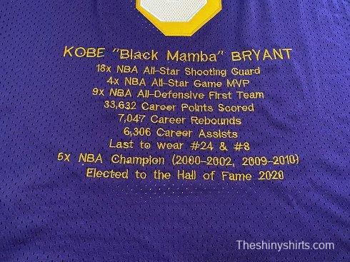 Men's Kobe Bryant Purple Retro Classic Team Jersey