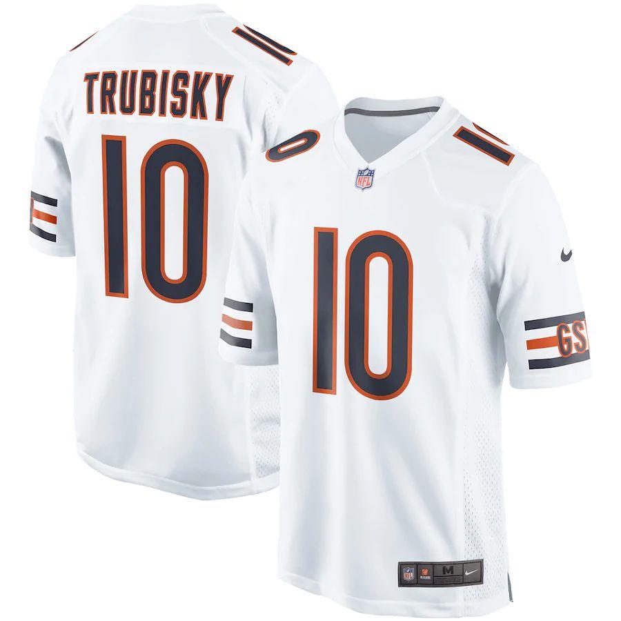 Men's Mitchell Trubisky White Event Player Limited Team Jersey