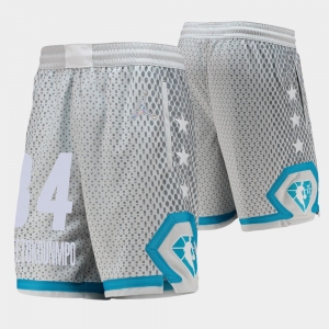 Adult 2022 All-Star Giannis Antetokounmpo Gray Diamond Shorts