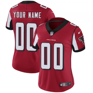 Women's Red Custom Game Team Jersey