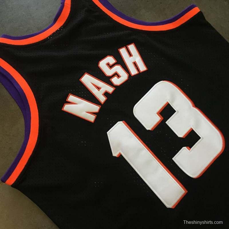 Men's Steve Nash Black Retro Classic Team Jersey