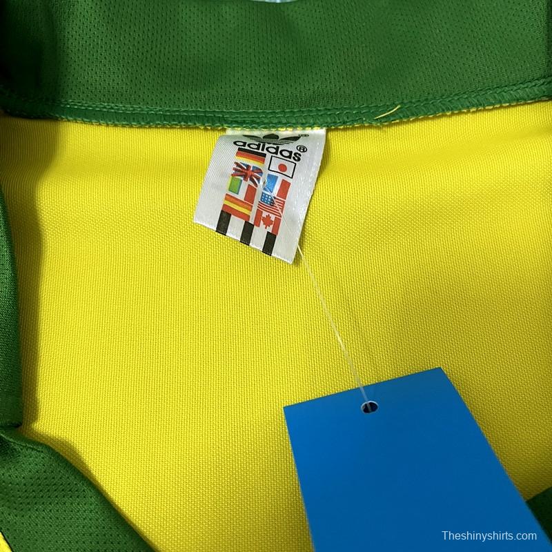 Retro 1978 Brazil Home Soccer Jersey