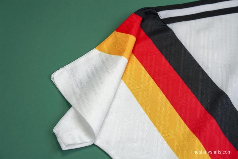 Retro 1990 Germany Home Soccer Jersey