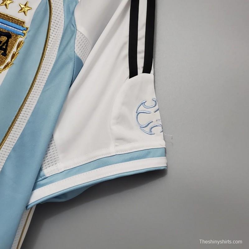 Retro 2006 Argentina Home Jersey