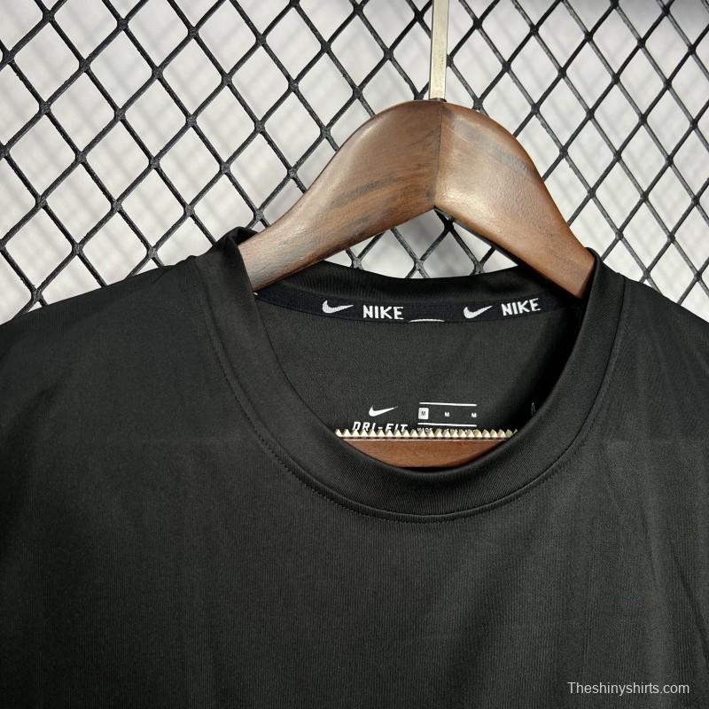 2024 Nike Black Cotton T-shirt #1032