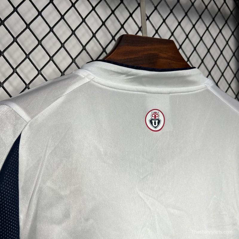 Retro 02/03 Universidad De Chile  Away White Jersey