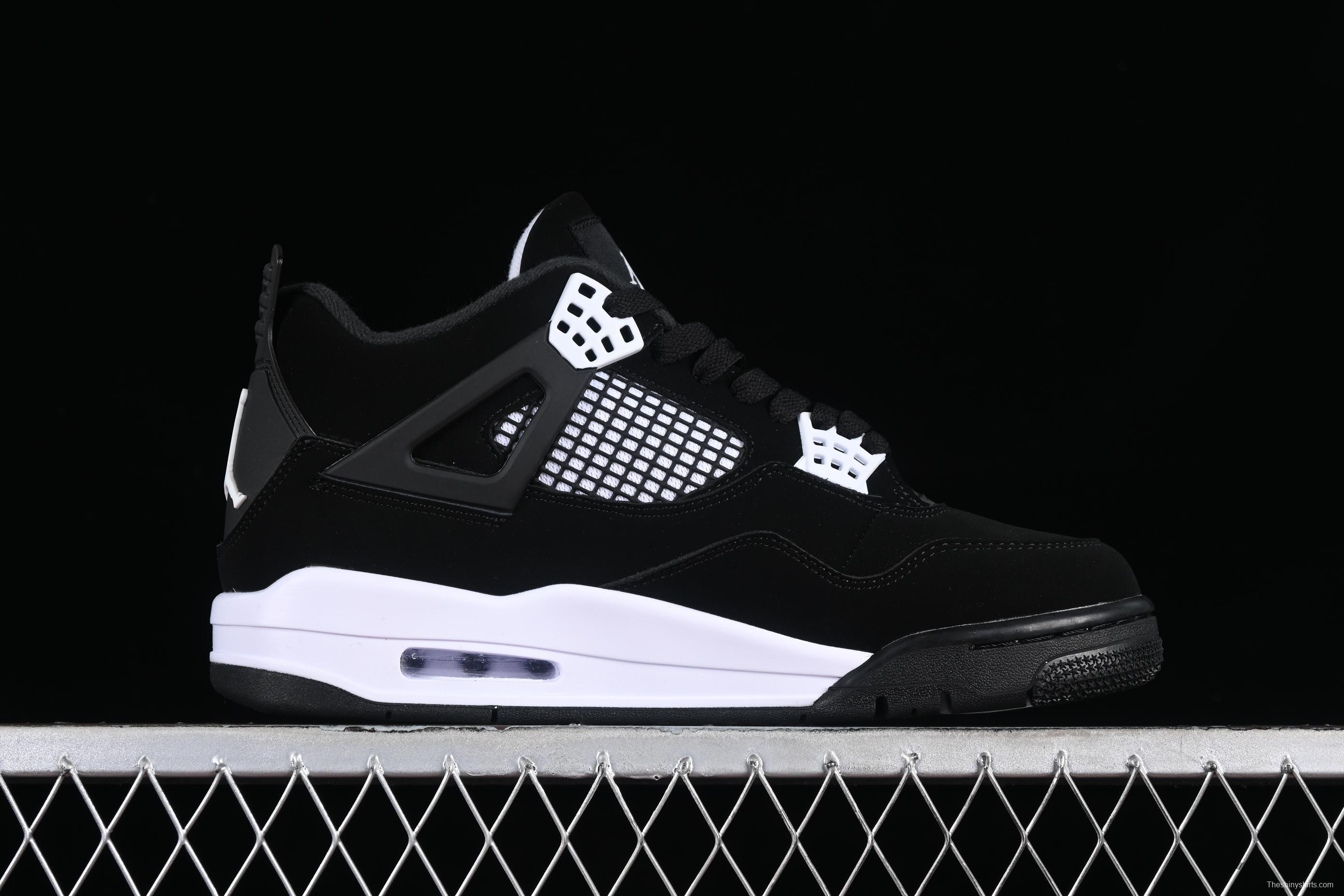 Nike Air Jordan 4 Retro "White Thunder" Basketball Shoes - FQ8138-001