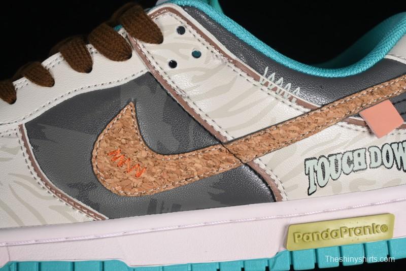 Nike Dunk Low Panda Prank Spring Touchdown Spring Forward Brown Green SB Strap Low Top Casual Skate Shoes - DV0834-101