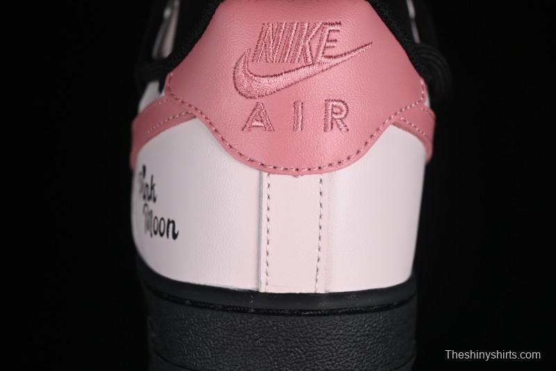 Nike Air Force 1 '07 Low Custom Anime Theme Black Sugar Heart Casual Sneakers with Lace-Up - ZH0316-012