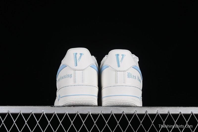 Nike Vlone x Air Force 1 '07 Low Light Bone Casual Sneakers - AA5360-008