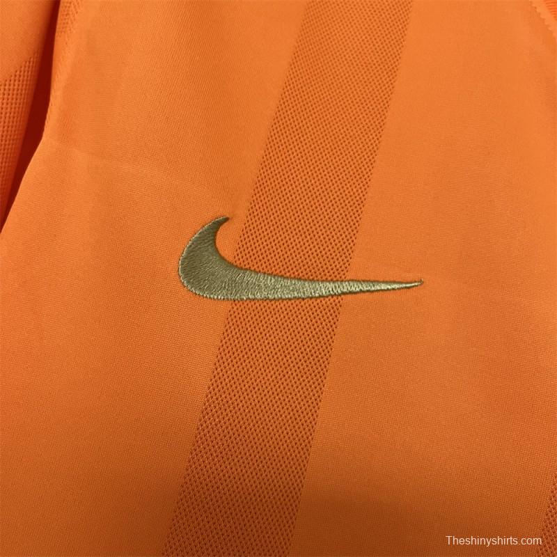 2010 Retro Corinthians Goalkeeper Orange Jersey