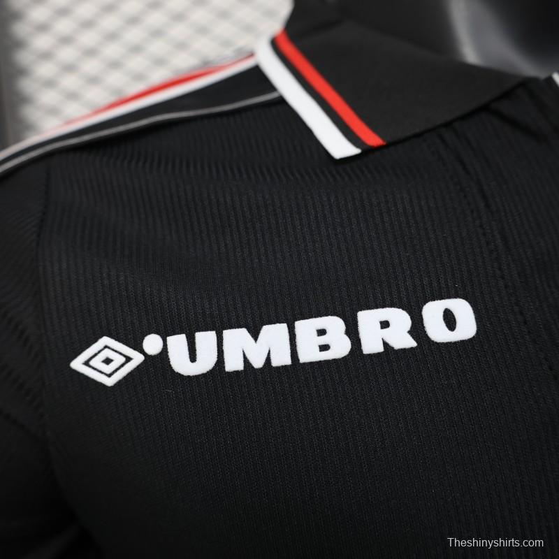 Player Version 98/99 Manchester United Third Black Jersey