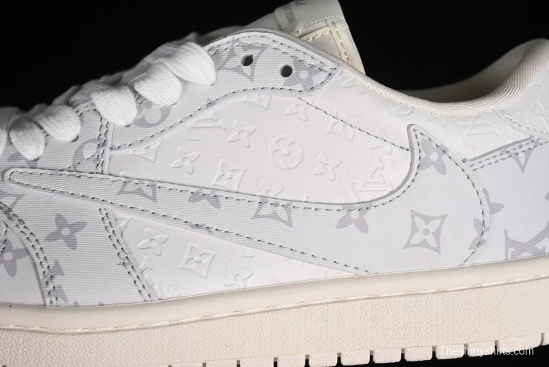 Nike Air Jordan 1 Low OG SP Travis Scott x Fragment Design Collaboration Sneakers - LX1988-700