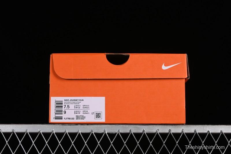 Nike Journey Run 2024 Low-Top Casual Running Shoes with Shock Absorption Anti-Slip and Wear-Resistant Design - FJ7765-102