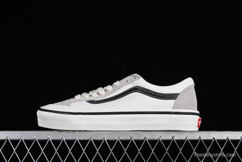 Vans Old Skool Reissue 136 Low-Top Skate Shoes with Detachable Cushioned Insole - VN000MT6KIG