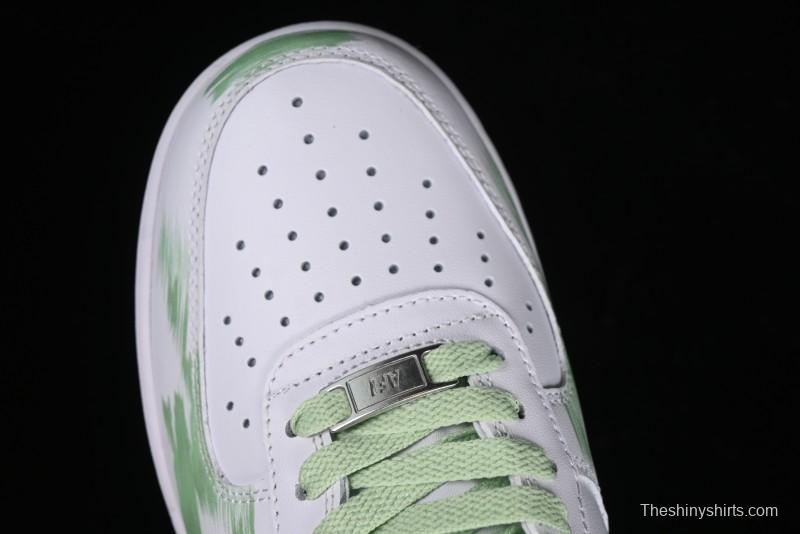 Nike Air Force 1 '07 Low Custom Hand-Painted Anime Theme with Swoosh Shadow and Strap - CW2288-111