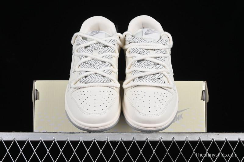 Nike SB Dunk Low LV Collaboration Anniversary Edition Custom Low-Top Casual Sneakers - XX2025-332