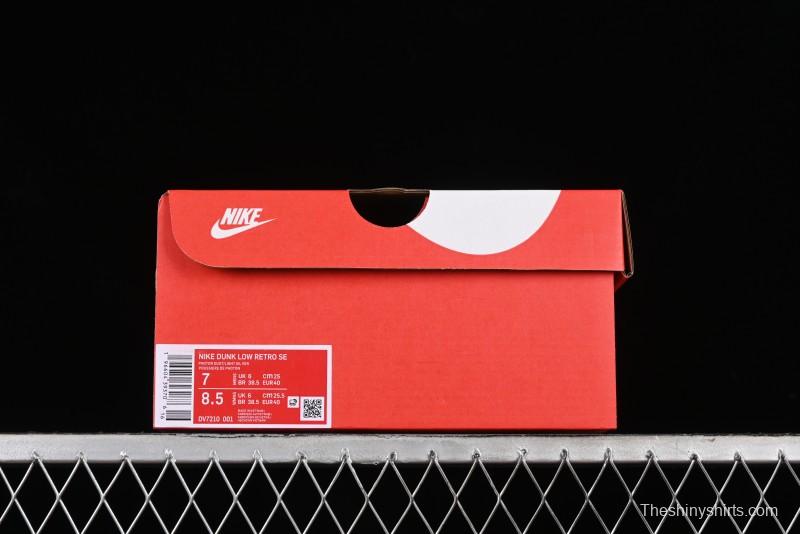 Nike Dunk Low SB "Fishing" Trout Pattern Casual Skate Shoes - DV7210-001