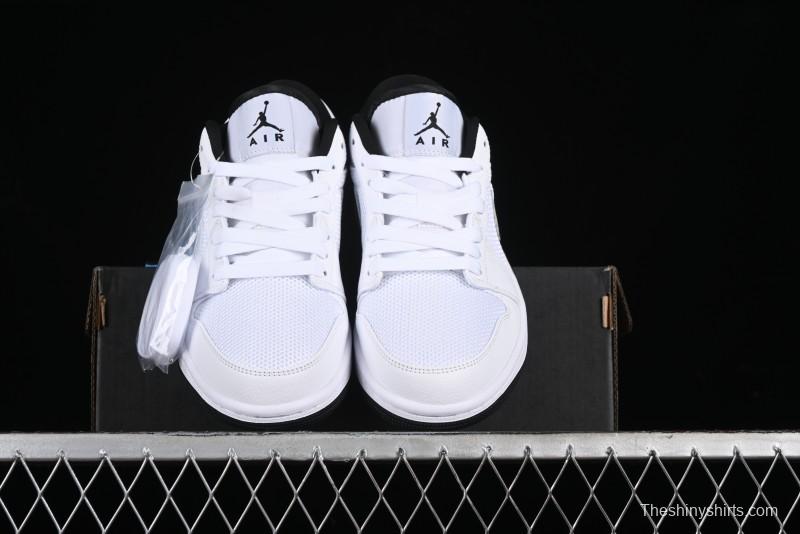 Nike Air Jordan 1 Low AJ1 White Mesh Retro Basketball Shoes - 338145-110