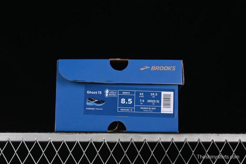 Brooks Ghost 15 Low-Cut Breathable Cushioned Support Running Shoes - 1103931D407