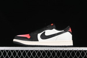 Nike Air Jordan 1 Low AJ1 Gradient China Red Casual Sneakers - HF8828-100