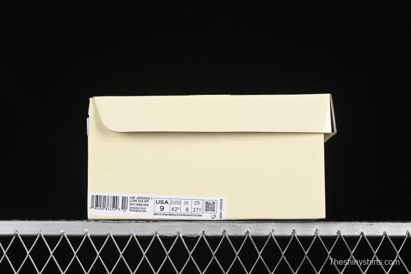 Nike Travis Scott x Fragment Design x Air Jordan 1 Low OG SP AJ1 Supreme North Face Collaboration - DIY1688-002