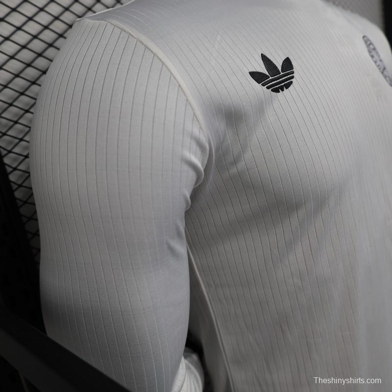 Player Version 2025 Germany Home Long Sleeve 125Th Anniversary Jersey