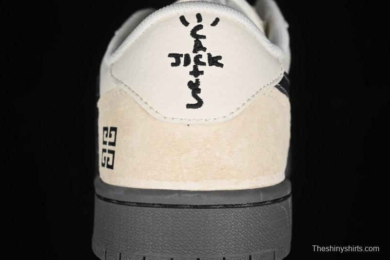 Nike Travis Scott x Fragment Design x Air Jordan 1 Low OG SP AJ1 Low Top Casual Sneakers - CF3688-030