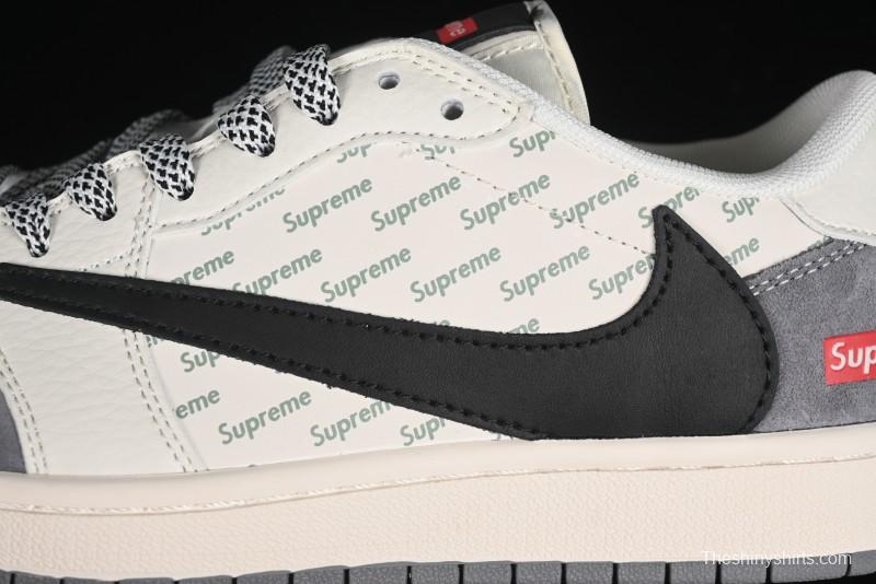 Nike Travis Scott x Fragment Design x Air Jordan 1 Low OG SP AJ1 Supreme Collaboration - XY2688-120