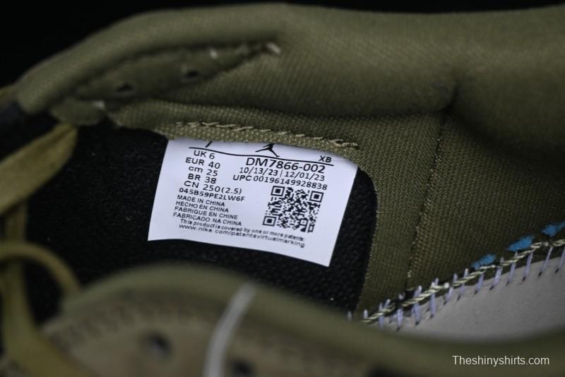 Nike Travis Scott x Air Jordan 1 Low OG AJ1 Collaboration Reverse Swoosh Sneakers - DM7866-002