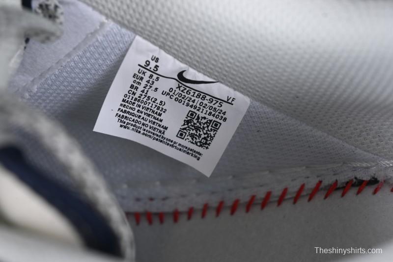 Nike Air Force 1 '07 Low The North Face Collaboration Beige Grey Navy Swoosh Casual Sneakers - XZ6188-975