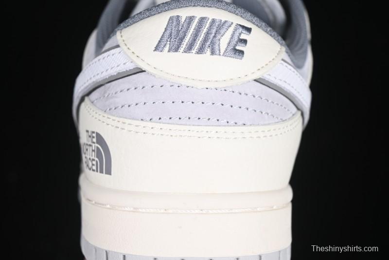 Nike SB Dunk Low The North Face Year of the Snake Light Grey Hook Anniversary Custom Low-Top Casual Skate Shoes - DM6868-007
