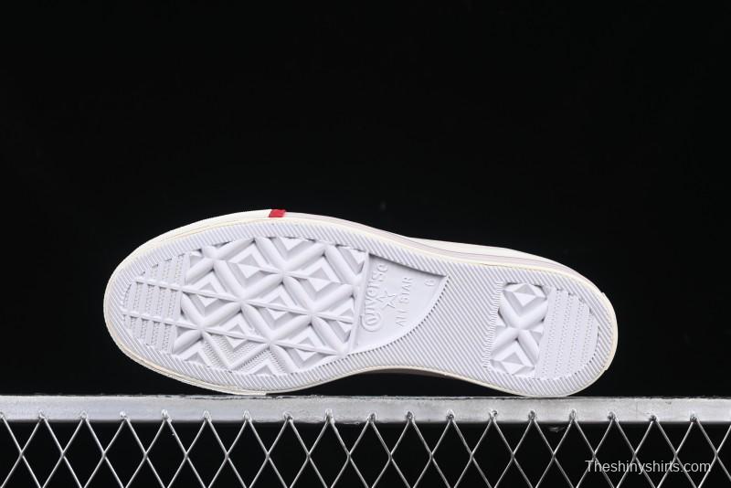 Converse 1970s CNY Year of the Snake Limited Edition High-Top Canvas Sneakers with Gold Star Chain and Metallic Snake Lace Jewelry - A13351C