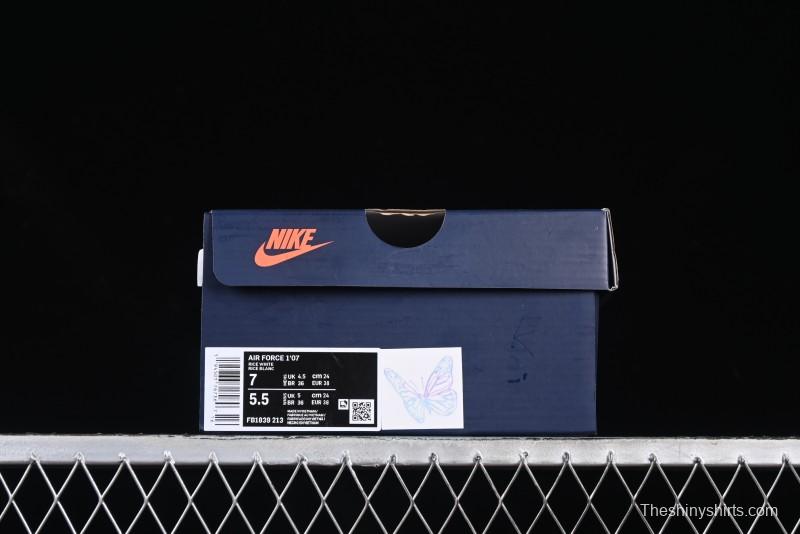 Nike Air Force 1'07 Low Casual Sneakers Purple Butterfly - FB1839-213