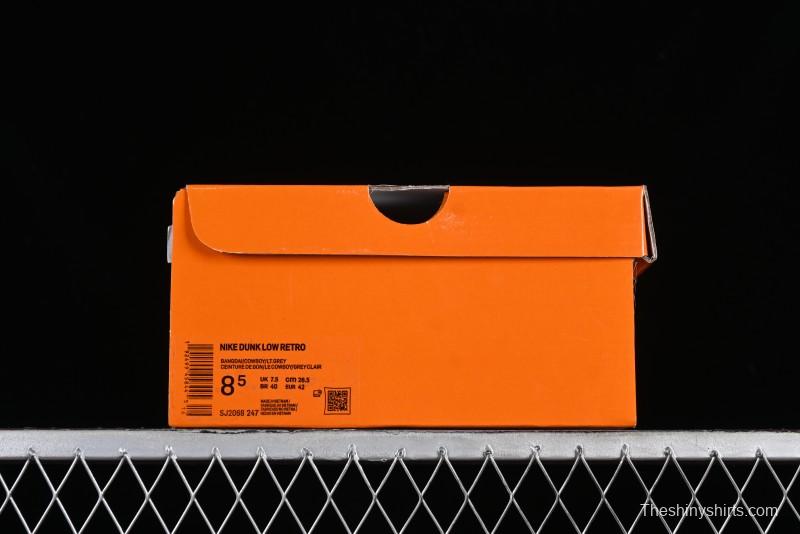 Nike SB Dunk Low LV Collaboration - Yellow Denim Print Anniversary High-End Custom Low-Top Casual Sneakers - SJ2068-247