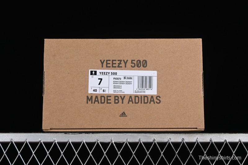 Adidas Yeezy 500 Bone White Casual Running Shoes - FV3573