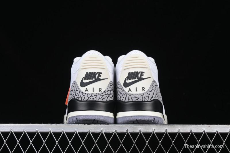 Nike Air Jordan 3 Retro White Cement Reimagined Basketball Shoes - DN3707-100