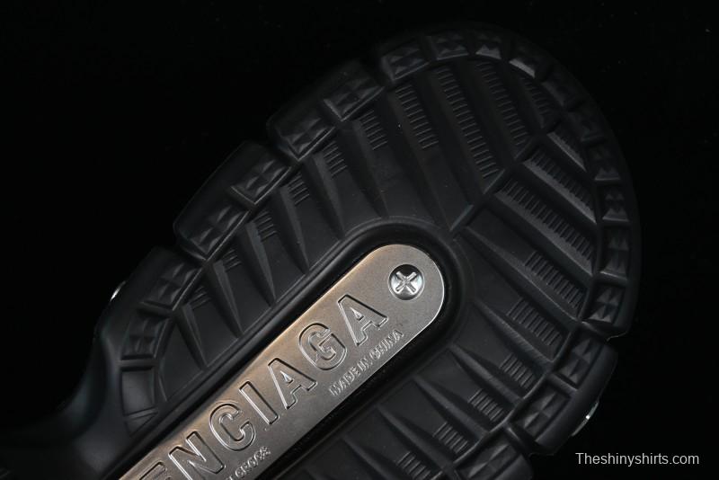 Balenciaga Hardcrocs Slide EVA Round Toe Ultra Thick Sole Clog Sandals - W1S8N1081