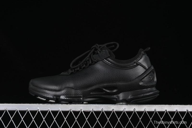 Men's All-Black Premium Leather Sneakers – Sleek & Versatile Design